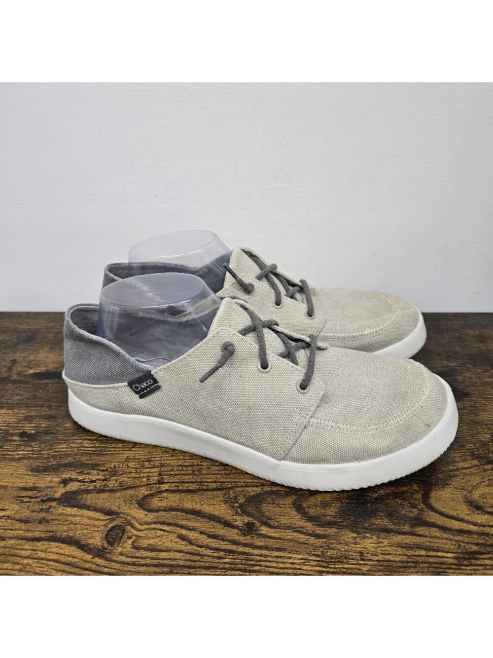 Chaco Chillos Slip On Shoes Sneakers Men’s Size 9.5 Luvseat Footbed Taupe EUC